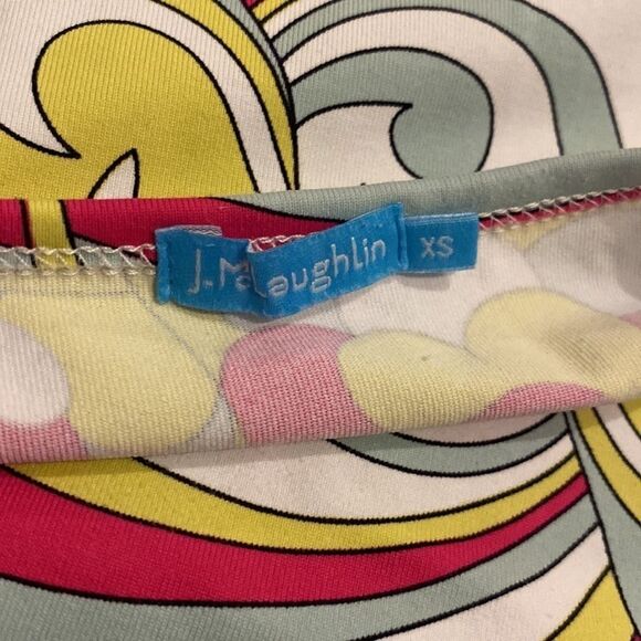 J. McLaughlin Top Catalina Cloth Retro Print Floral Size XS - Picture 4 of 7